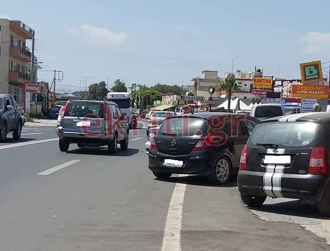 Επικίνδυνοι ελιγμοί για τα διερχόμενα αυτοκίνητα