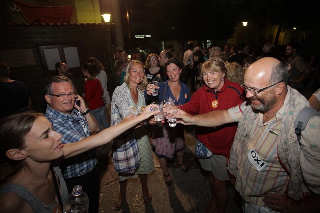 πανηγυρισμοι Οχι ηρακλειο