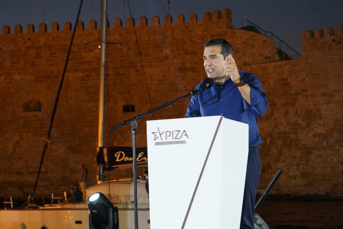 Ο πρόεδρος του ΣΥΡΙΖΑ Προοδευτική Συμμαχία Αλέξης Τσίπρας.