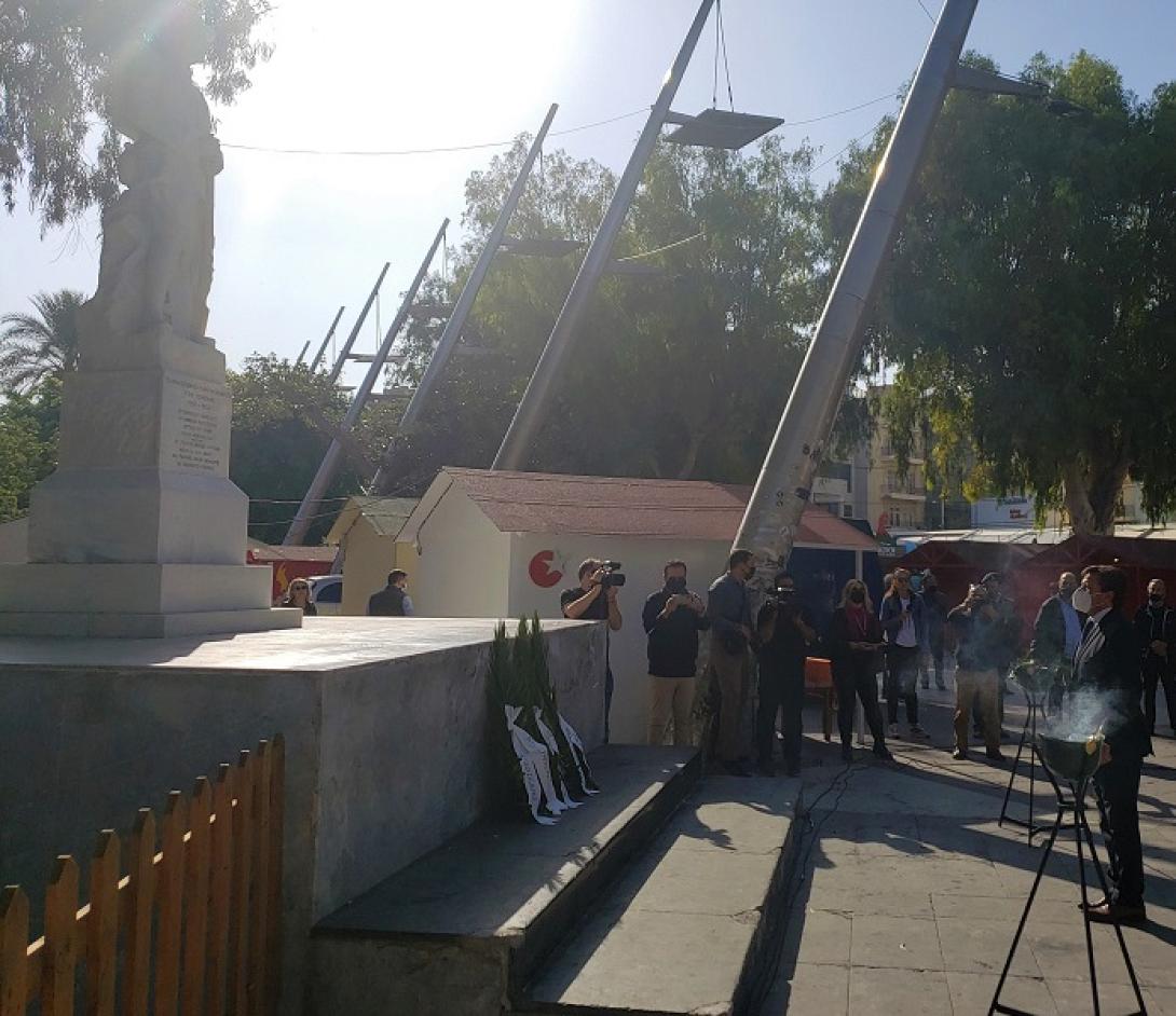 Κατάθεση στεφάνων στο Μνημείο του Αγνώστου Στρατιώτη