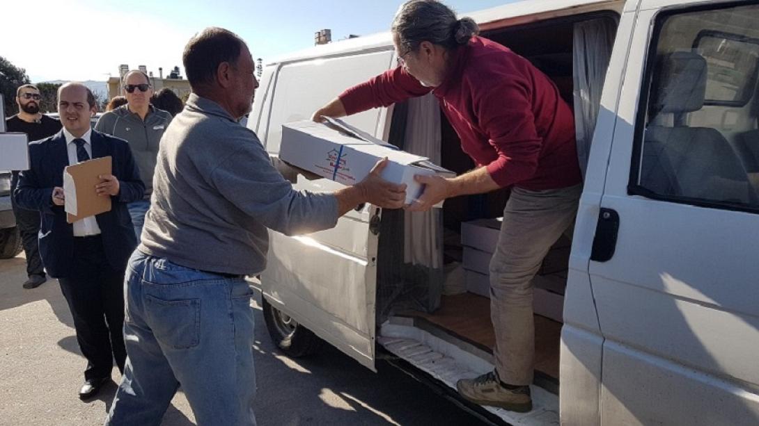 Διανομή κρέατος από την Τράπεζα Χανίων