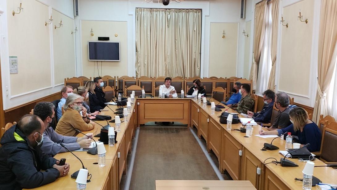 Σύσκεψη για την προετοιμασία των εορταστικών εκδηλώσεων της εθνικής επετείου της 28ης Οκτωβρίου στο Ηράκλειο