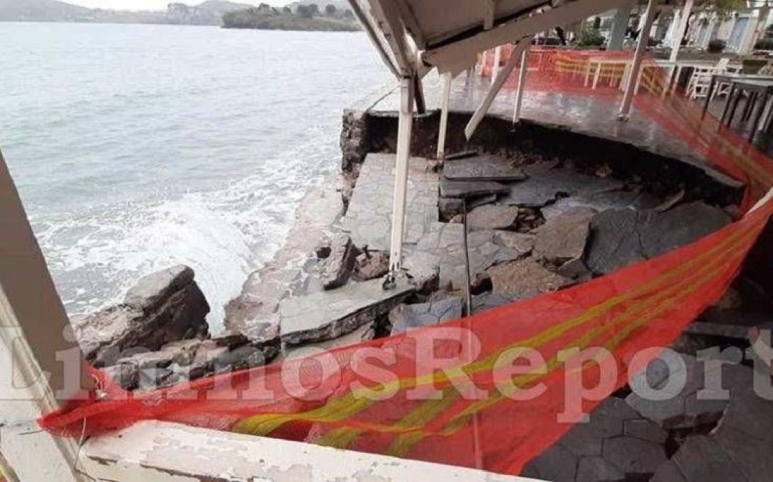 Καταστροφές στη Λήμνο από τους θυελλώδεις ανέμους και τα κύματα.jpg