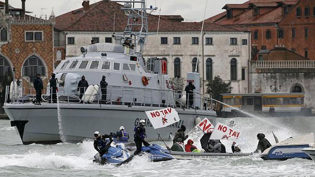 βενετια,διαδήλωση