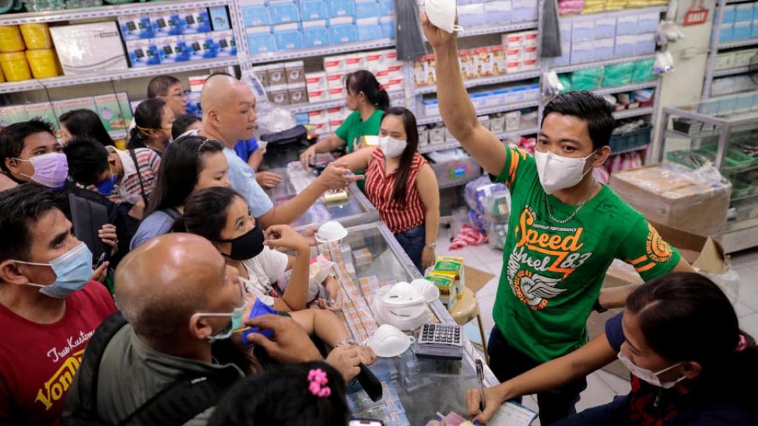 Η ζήτηση μασκών είναι τρομακτική.