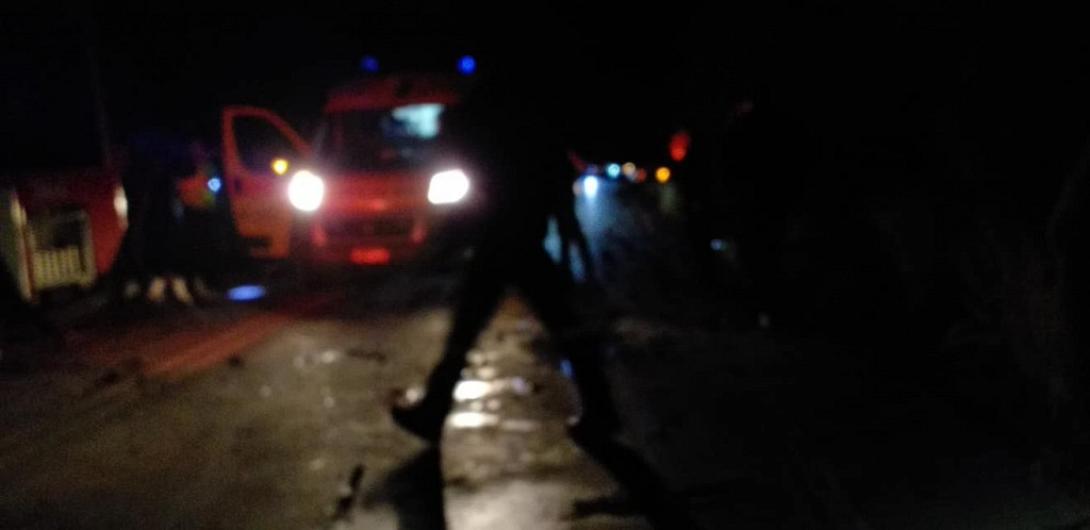 Συγκλονιστικές εικόνες από το σημείο του τροχαίου.