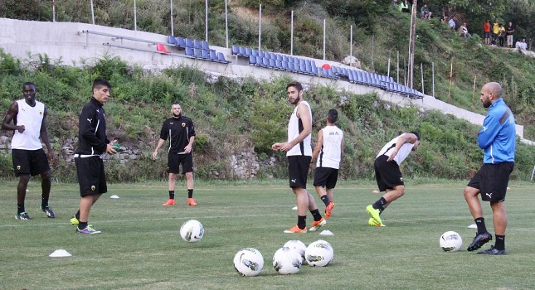 Η ΑΕΚ συνεχίζει την προετοιμασία της στο Πήλιο