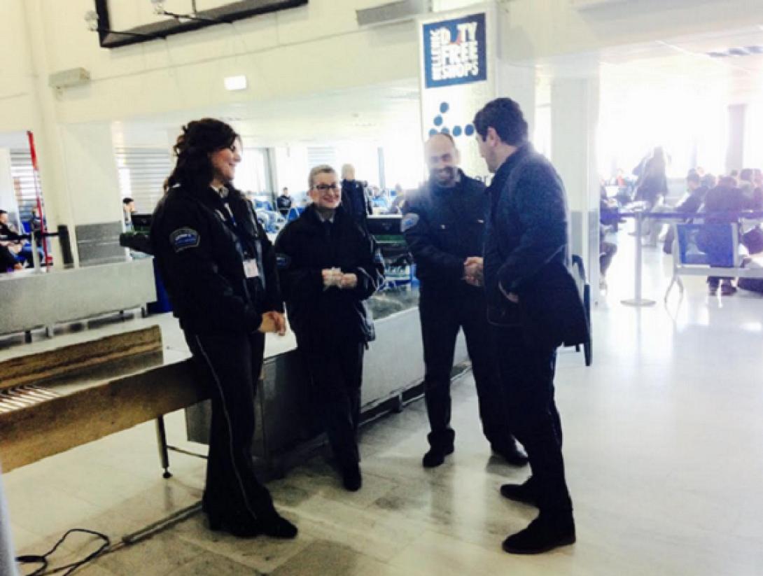 Στο αεροδρόμιο Ηρακλείου ο Λευτέρης Αυγενάκης