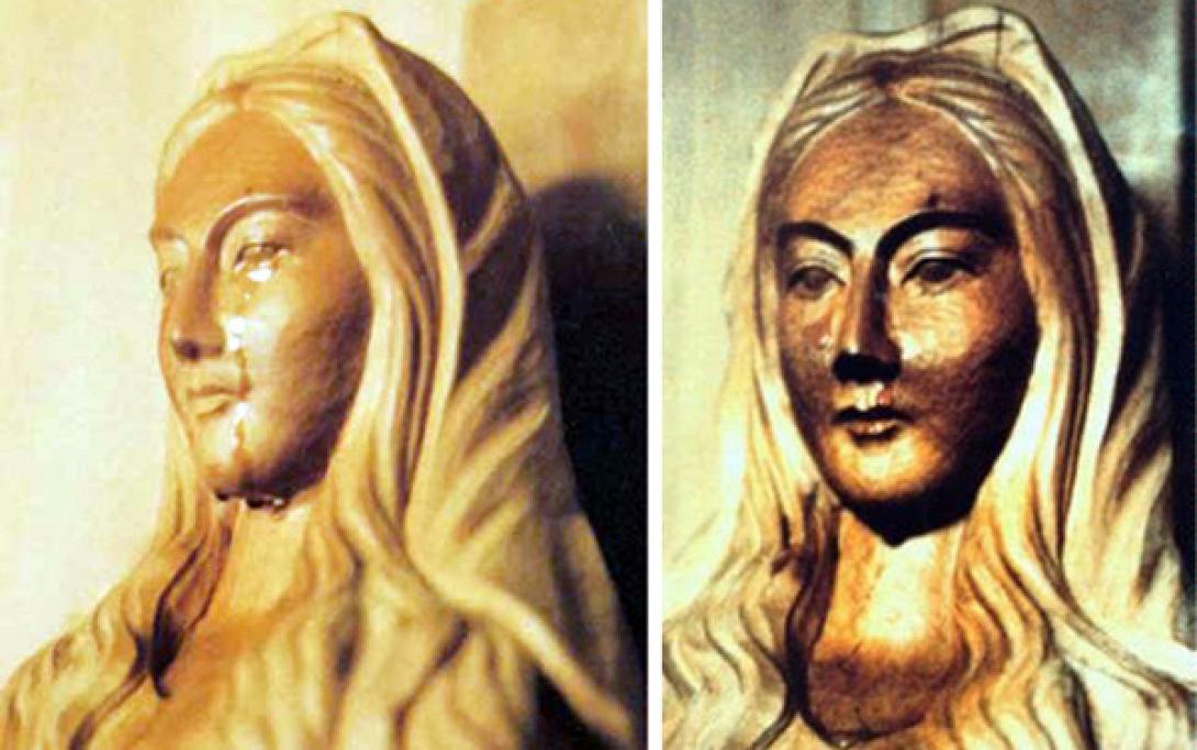 Βέλγιο: Κοσμοσυρροή για το άγαλμα της Παρθένου Μαρίας που λάμπει στο σκοτάδι