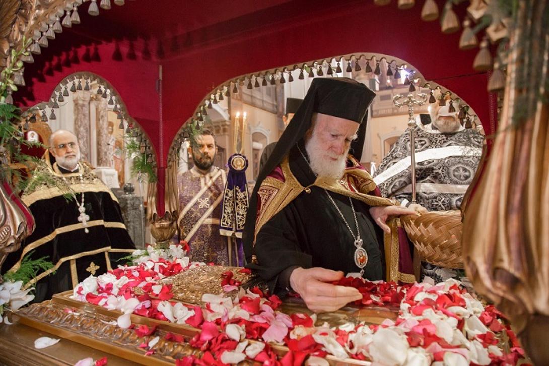 επιτάφιος αγίου μηνά