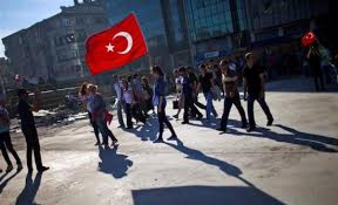 Διαδήλωση στην 'Αγκυρα κατά του Ερντογάν