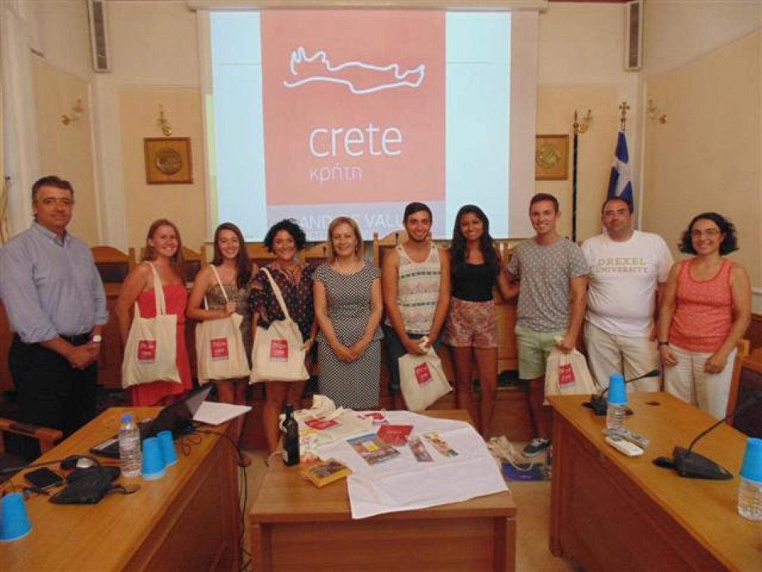 Φοιτητές από το Πανεπιστήμιο Drexel υποδέχθηκε η Περιφέρεια Κρήτης