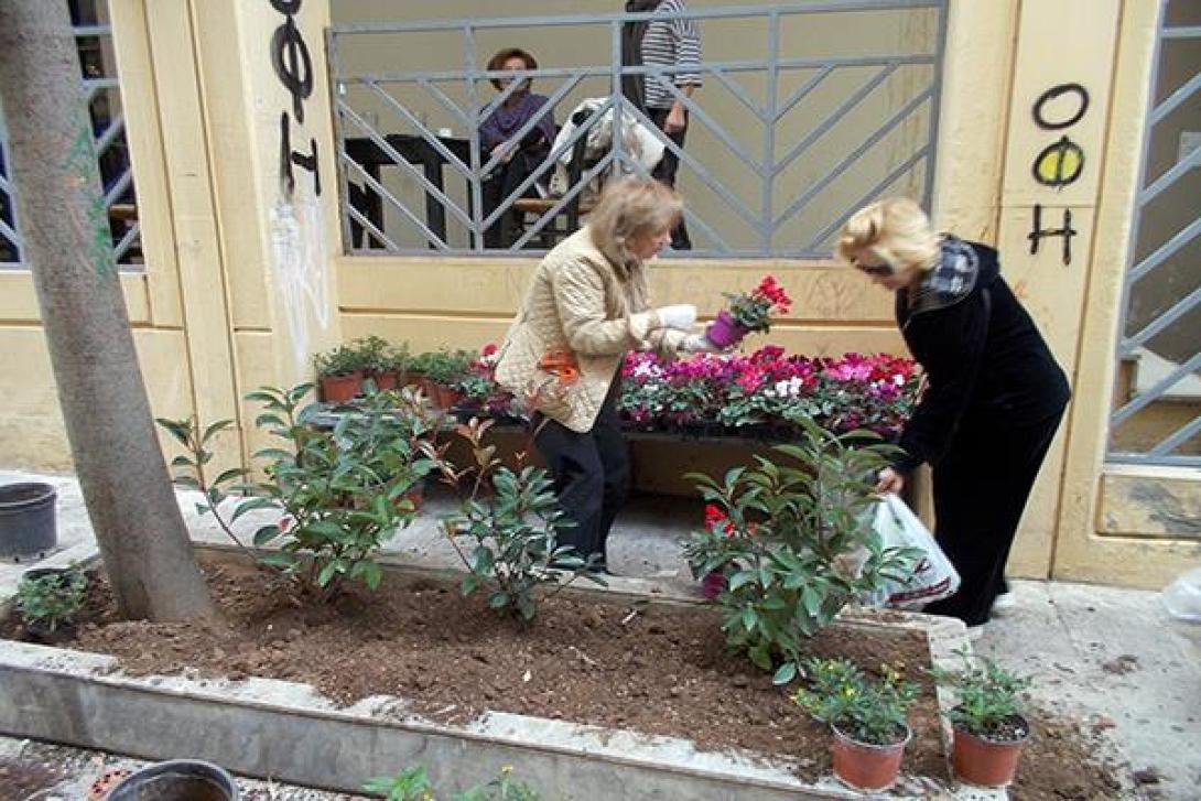 Οι εθελοντές έκαναν το &quot;θαύμα&quot; τους στην οδό Ανδρόγεω! (φωτογραφίες)