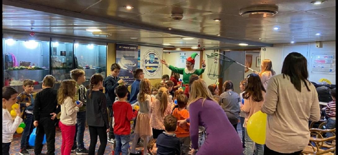 Από τη γιορτή για τα παιδιά των Λιμενικών της Ανατολικής Κρήτης