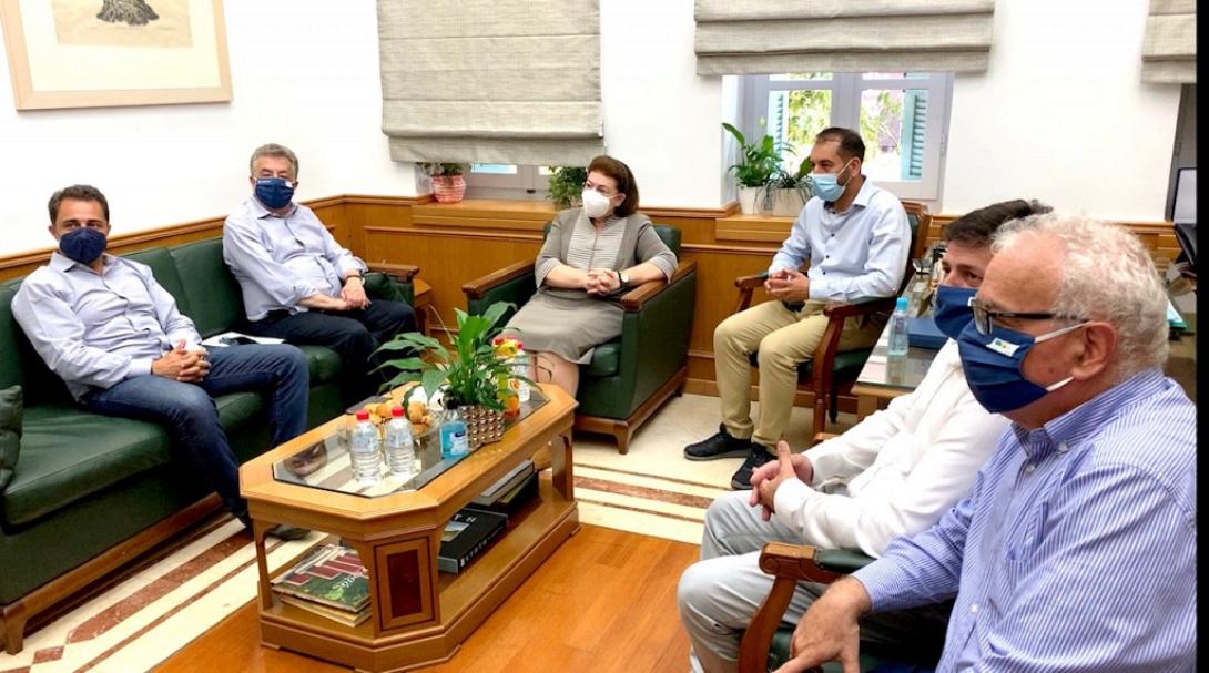 Σύσκεψη εργασίας στην Περιφέρεια Κρήτης