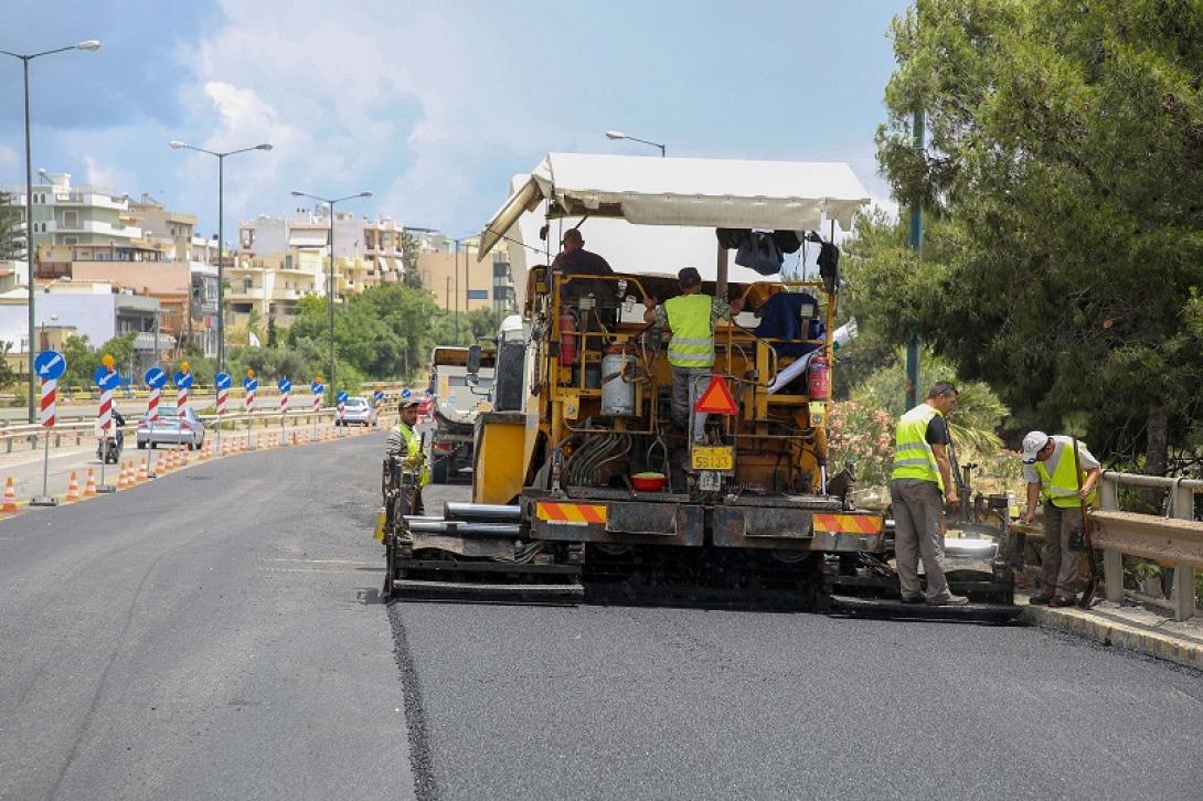 Ασφαλτόστρωση επί του ΒΟΑΚ