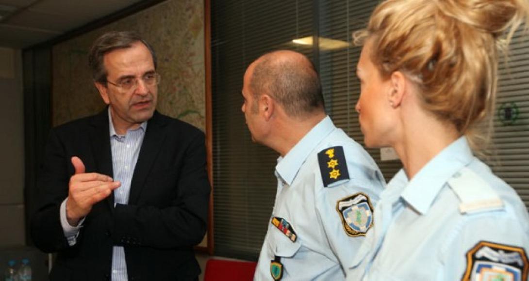 Στη ΓΑΔΑ o A.Σαμαράς για συνάντηση με στελέχη Αντιτρομοκρατικής