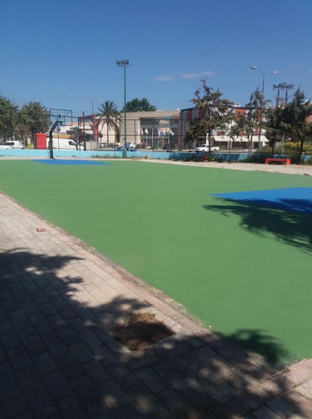 το νέο γήπεδο 5χ5 στον Κατσαμπά