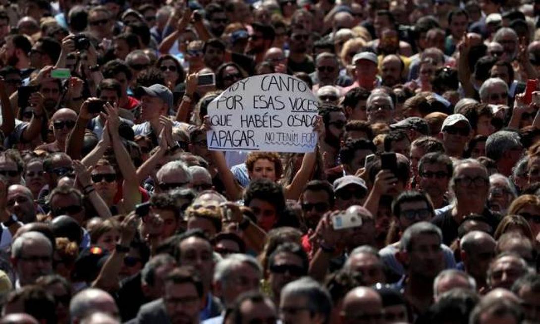 Βαρκελωνη διαμαρτυρια