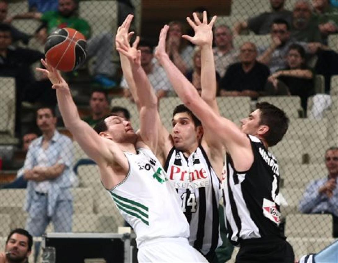 A1 μπασκετ: Δύσκολη νίκη του ΠΑΟ,89-83 τον ΠΑΟΚ