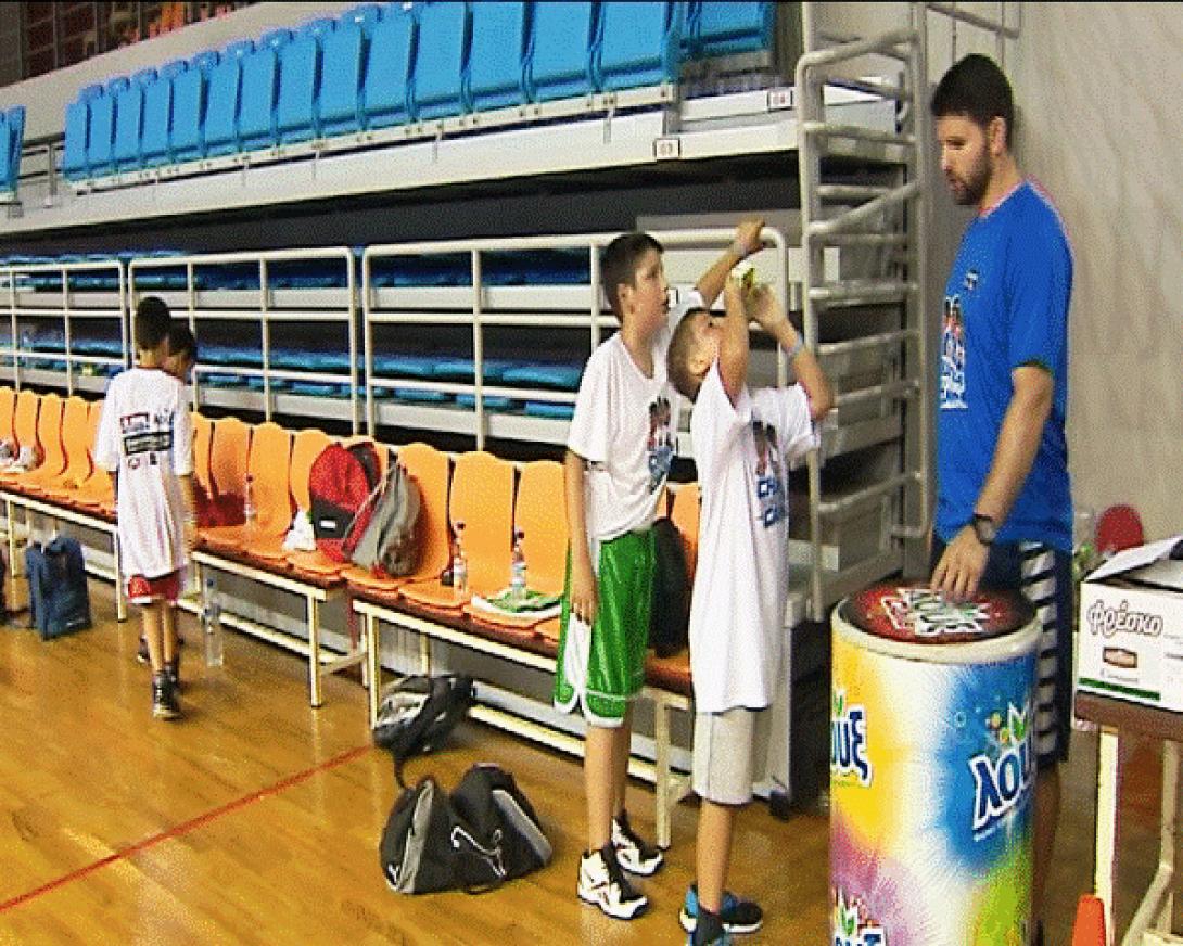 Χανιά: Οι μικροί μαθαίνουν τα μυστικά του μπάσκετ