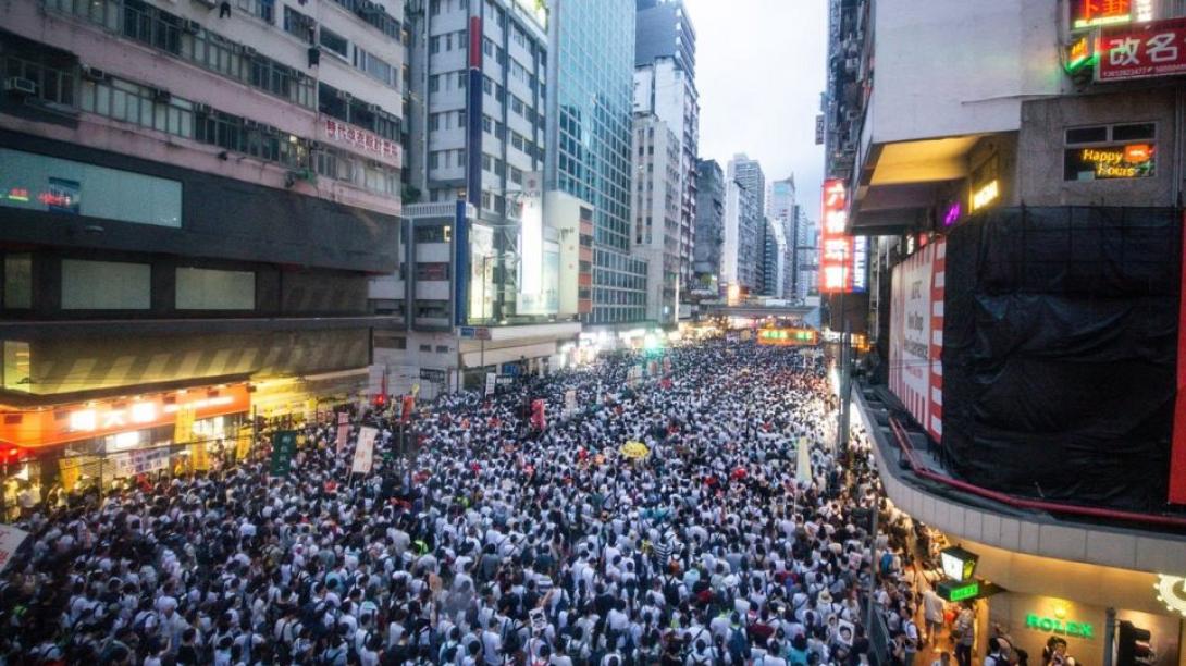  Διαδηλωτές στο Χονγκ Κονγκ
