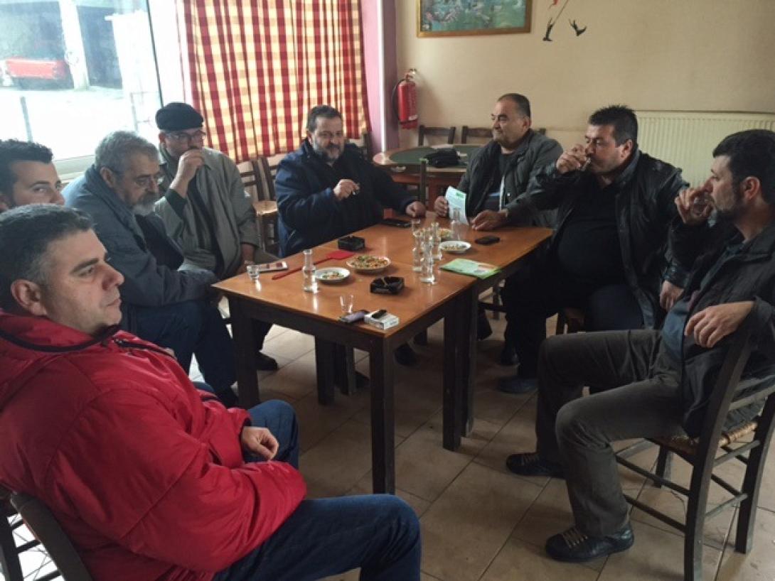 Σε χωριά του Δήμου Αρχανών - Αστερουσίων ο Βασίλης Κεγκέρογλου