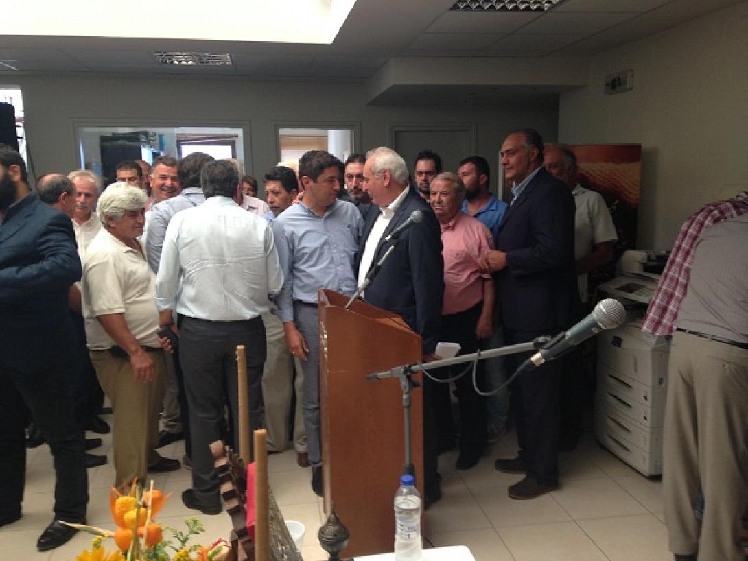 Στην ορκωμοσία του δήμου Βιάννου ο Λευτέρης Αυγενάκης