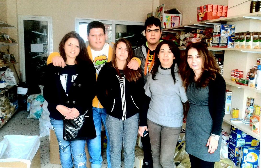 Δωρεά από μαθητές της Άρβης στο Κοιν. Παντοπωλείο Μαλεβυζίου