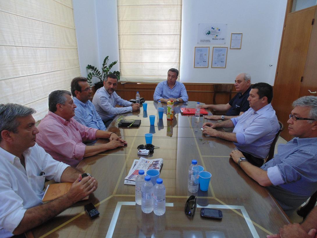 Σύσκεψη για τη διαχείριση των απορριμμάτων στην ευρύτερη περιοχή της Βόρειας Πεδιάδας