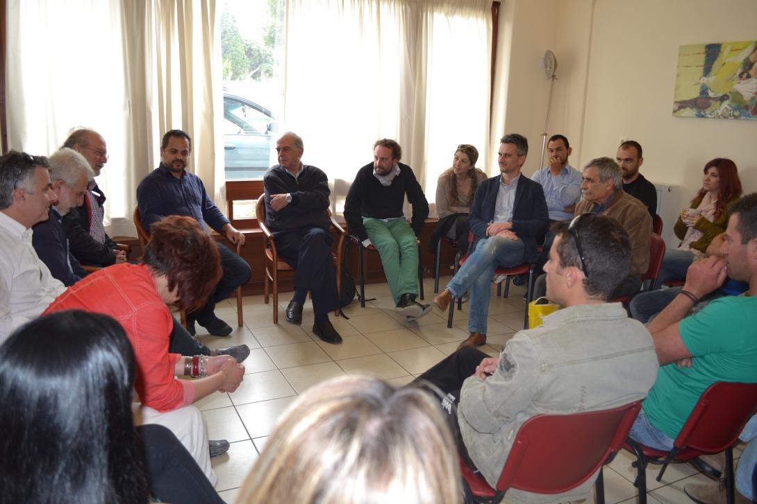 Στο ΚΕΘΕΑ ΑΡΙΑΔΝΗ ο Βασίλης Λαμπρινός