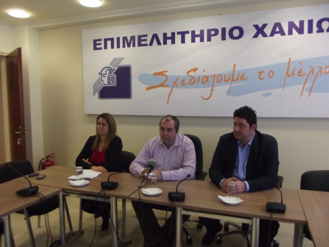 "Ψηφίζω συμπαράσταση" από το Επιμελητήριο και τον Εμπορικό Σύλλογο Χανίων