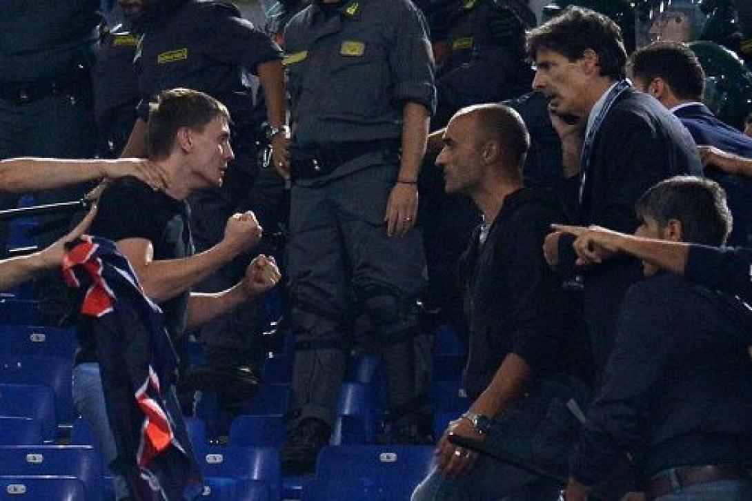 Επεισόδια στον αγώνα  Ρόμα- ΤΣΣΚΑ