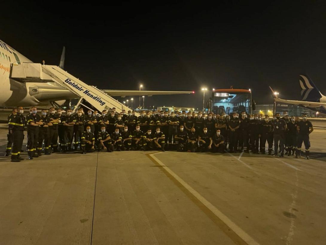 Στην Αθήνα οι 83 Γάλλοι πυροσβέστες