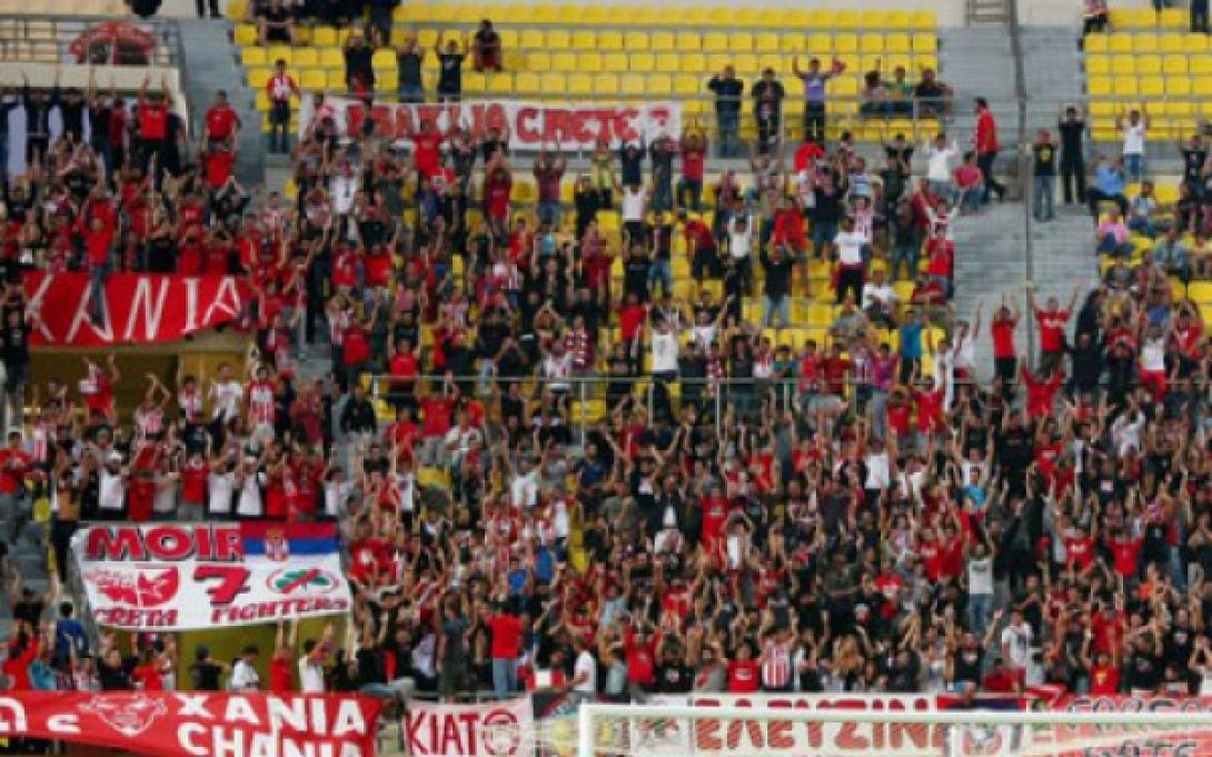 Με κόσμο ο Ολυμπιακός στο Παγκρήτιο