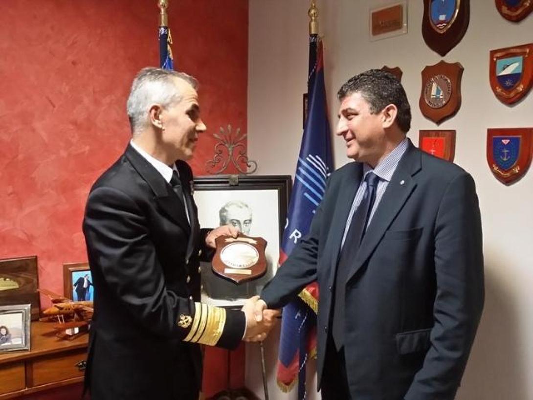 Εθιμοτυπική επίσκεψη του αρχηγού του Λ.Σ στο λιμάνι της Κέρκυρας