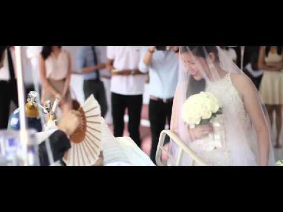 Συγκλονιστικό βίντεο - Ετοιμοθάνατος από καρκίνο πέθανε 10 ώρες μετά το γάμο του