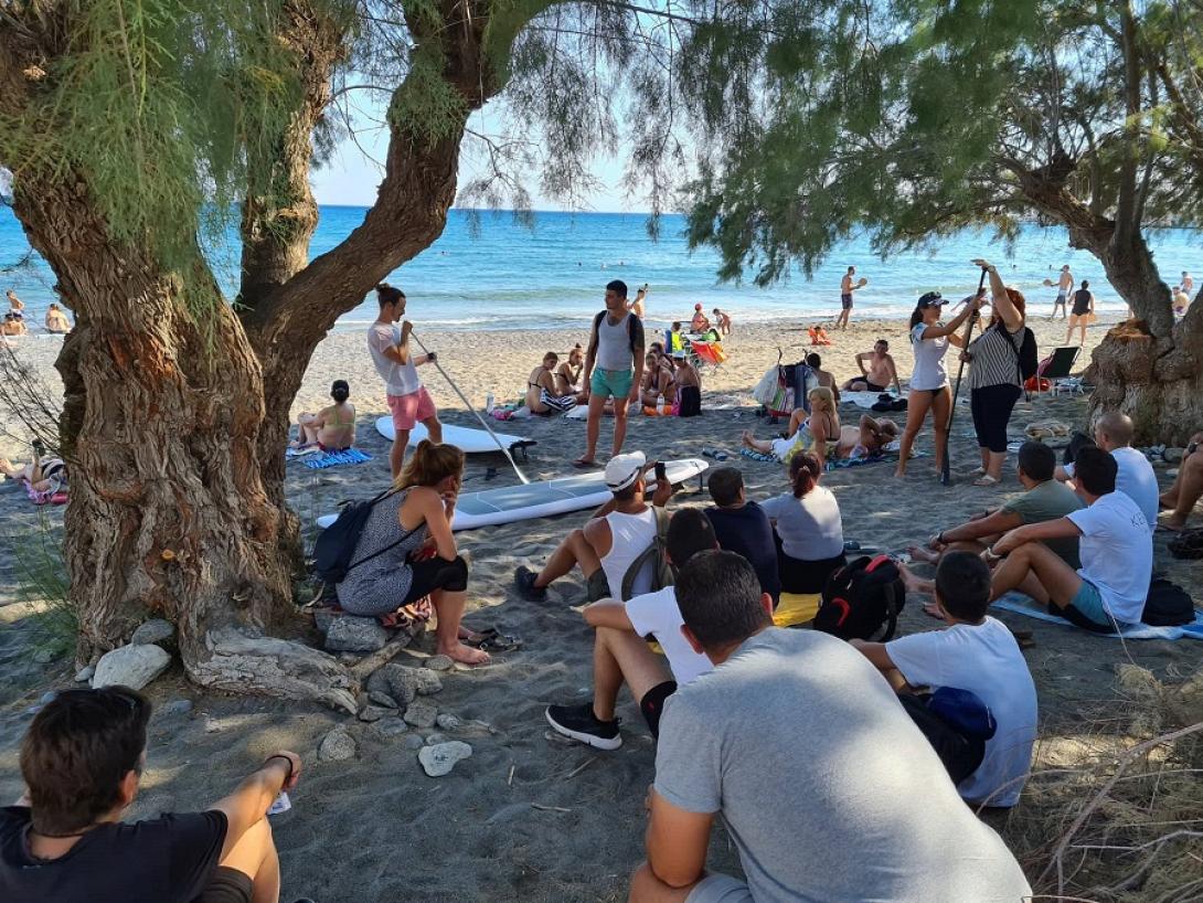 Η κατασκήνωση του ΚΕΘΕΑ-Αριάδνη στην Ιεράπετρα