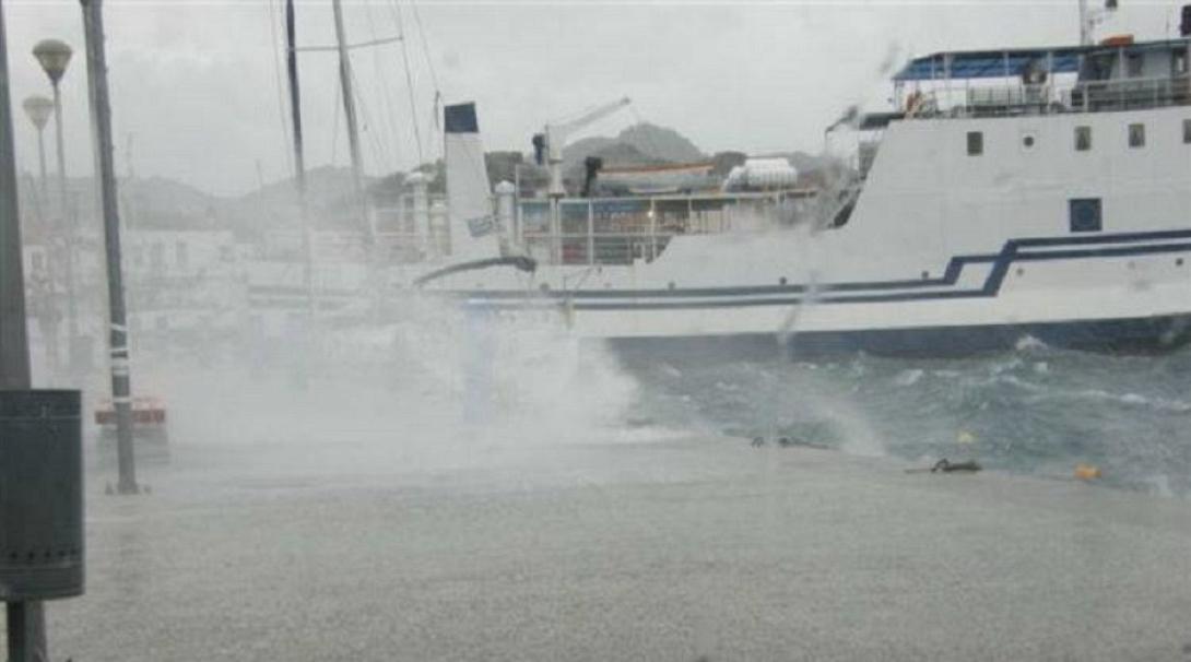 Κακοκαιρία στη Λήμνο