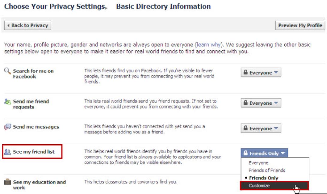 Το Facebook αποκαλύπτει τη λίστα των φίλων μας ακόμη και αν είναι κρυφή!