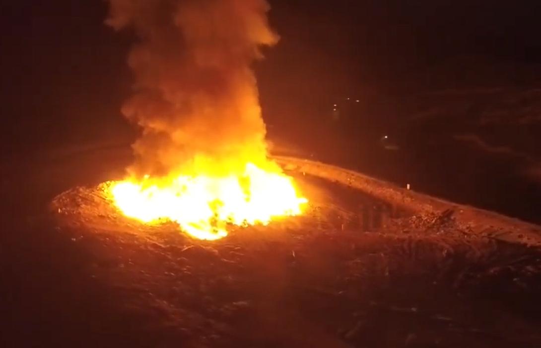 φωτιά χωματερή