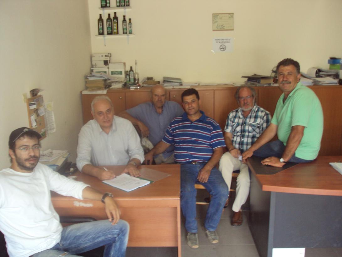 Υπογραφή Σύμβασης για το Αρδευτικό Εμπάρου 