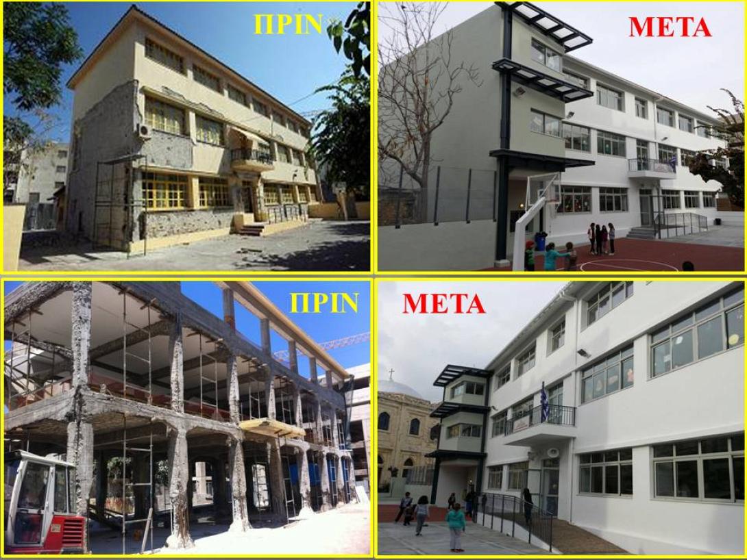 Αγιασμός και εγκαίνια στα 6ο και 44ο δημοτικά σχολεία Ηρακλείου