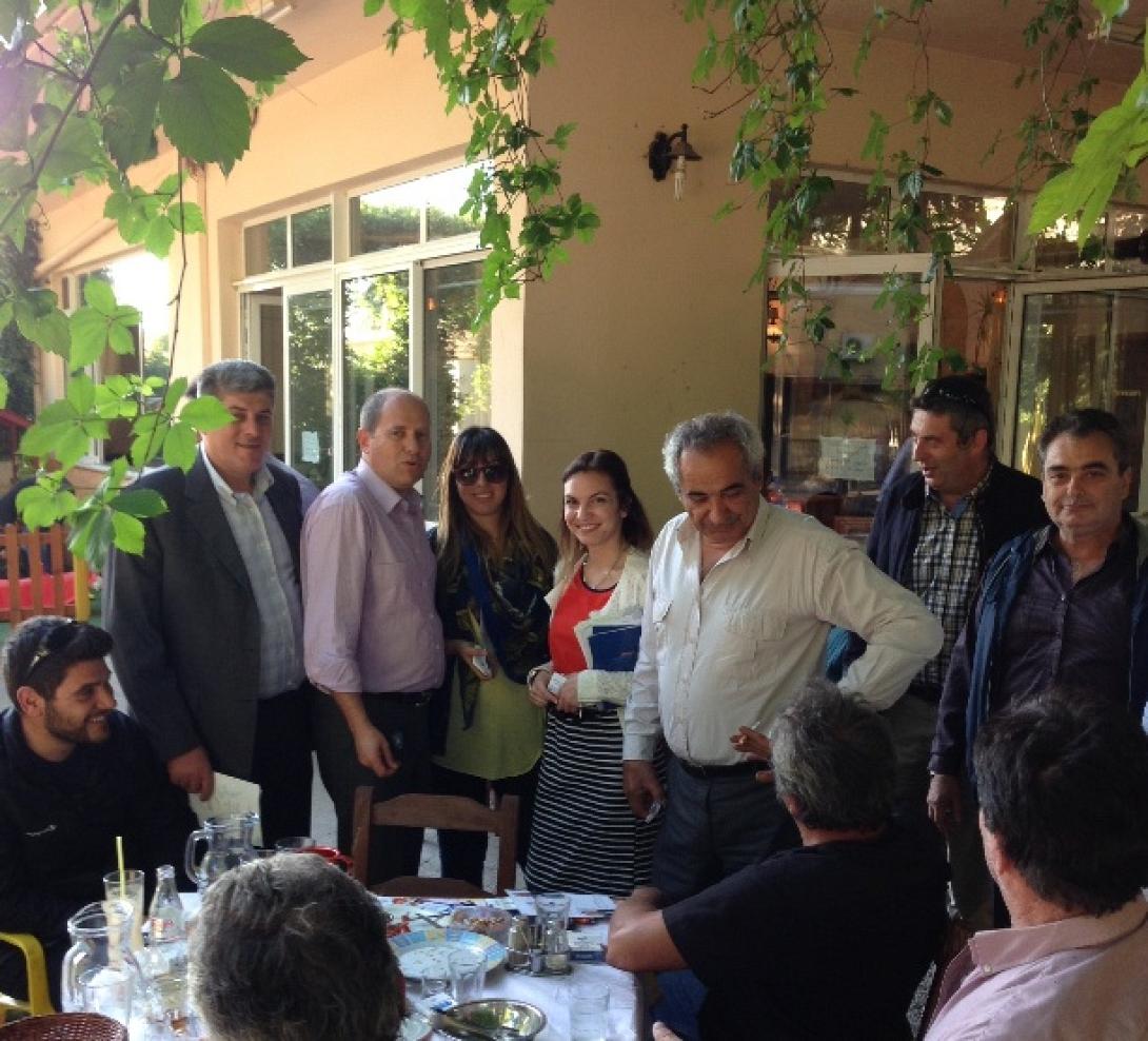 Περιοδεία Μ.Σταματάκη σε περιοχές των Χανίων