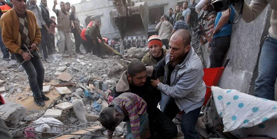  Ολονύκτιος βομβαρδισμός της Γάζας από τις ισραηλινές δυνάμεις