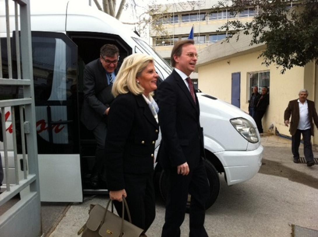 Δρακόντεια μέτρα ασφαλείας στα εγκαίνια της Σχολής από τον Γερμανό Υφυπουργό