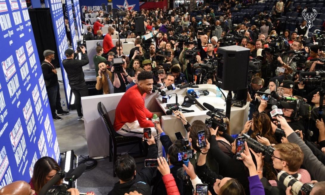 Ο Γιάννης Αντετοκούνμπο στο All Star Game