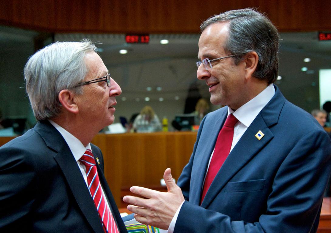 Με συμμετοχή Βενιζέλου η συνάντηση Σαμαρά - Γιούνκερ