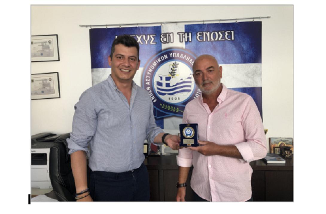 Ο Γιώργος Καρτσάκης με τον Μιχάλη Φαρσάρη