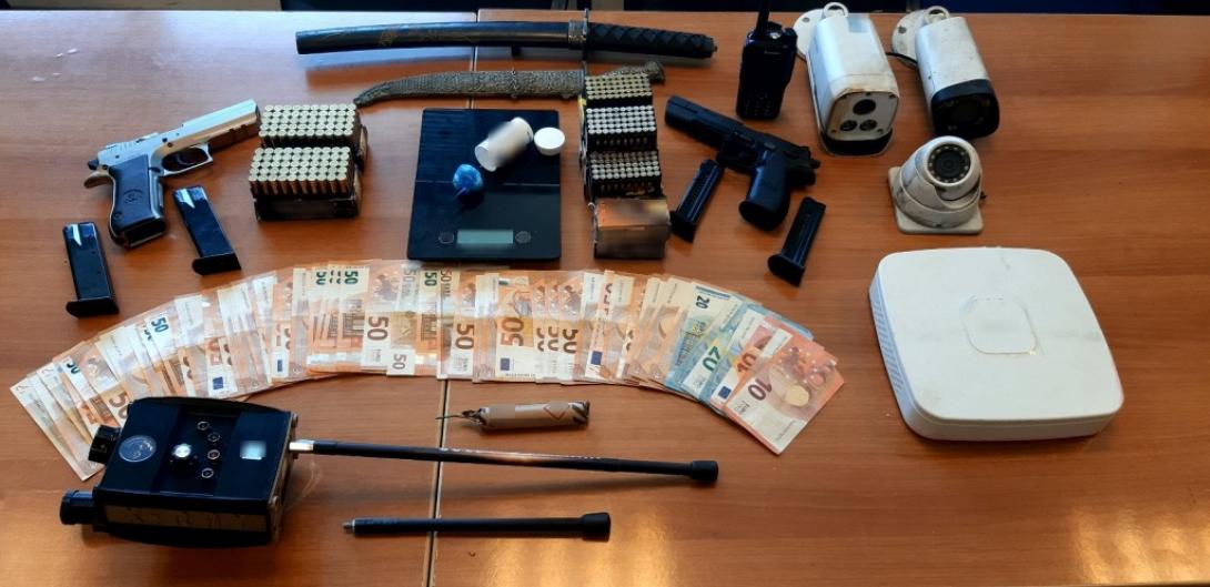 Τα ευρήματα της αστυνομίας.